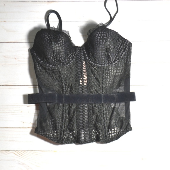 Victoria's Secret Very Sexy Lace Mesh Bustier Bra - Picture 5 of 7